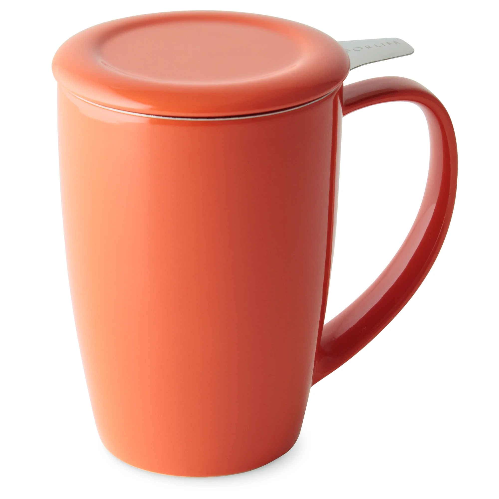 Curve Ceramic Mug with Infuser and Lid - Image 7