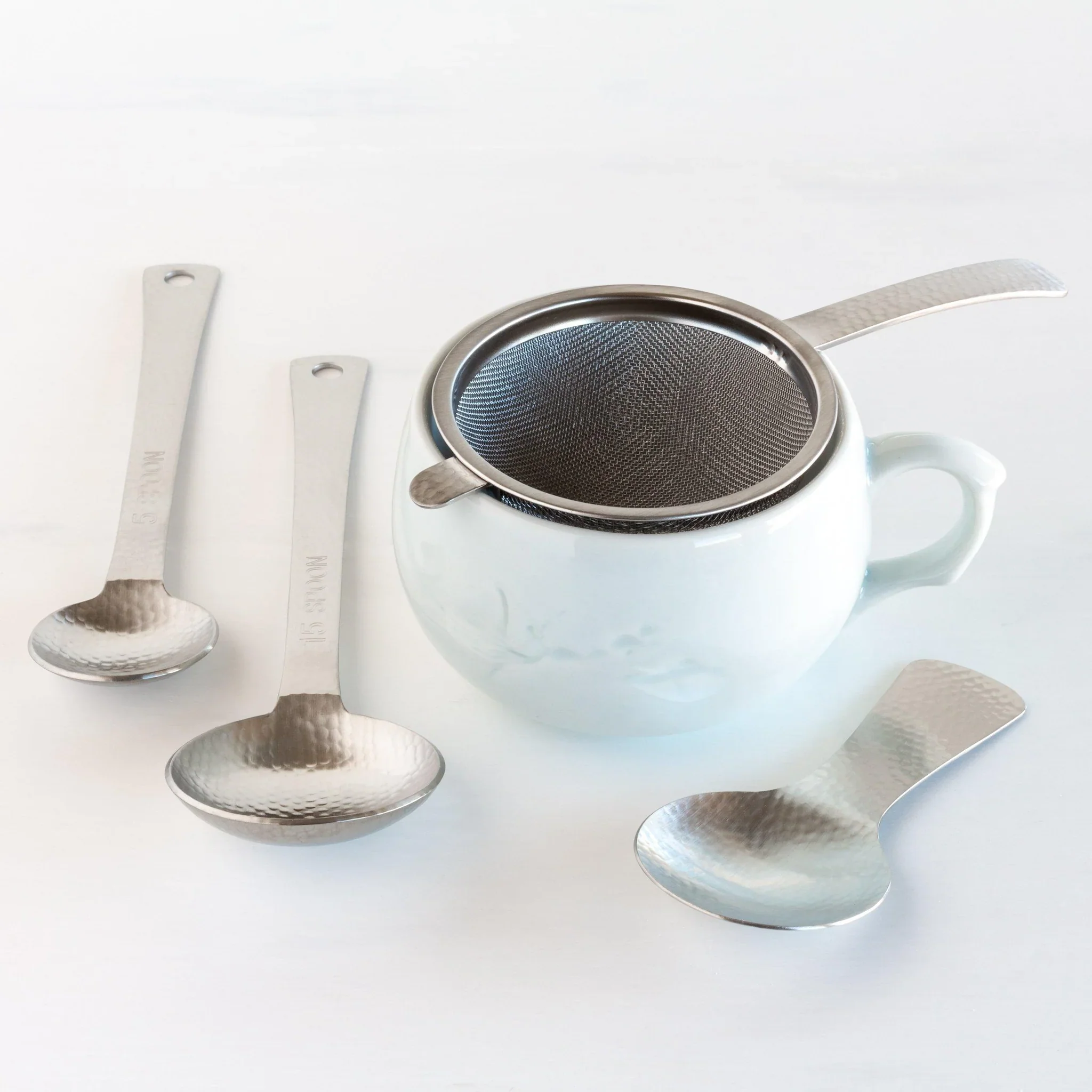 Japanese Tsubame Scoop, Sifter, and Measuring Spoons - Image 2